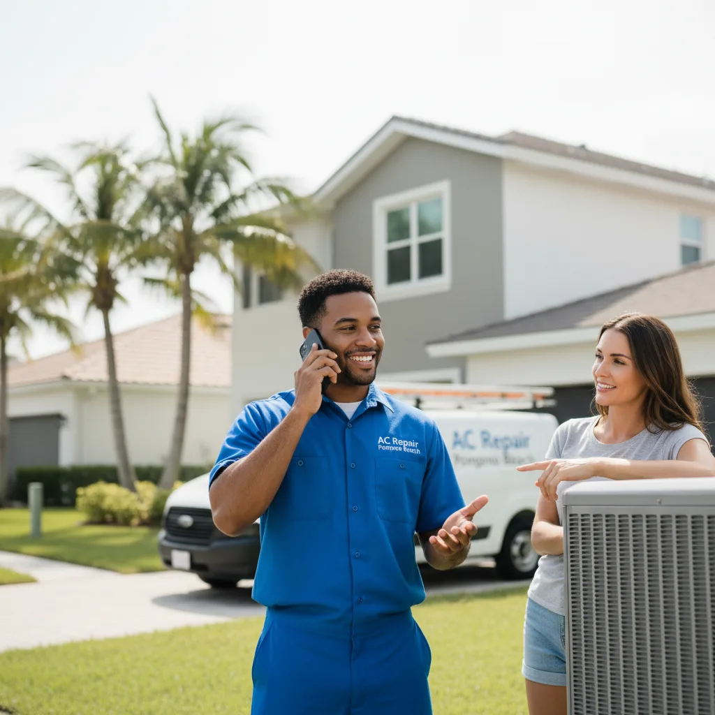 AC Repair Pompano Beach customer support in Fort Totten